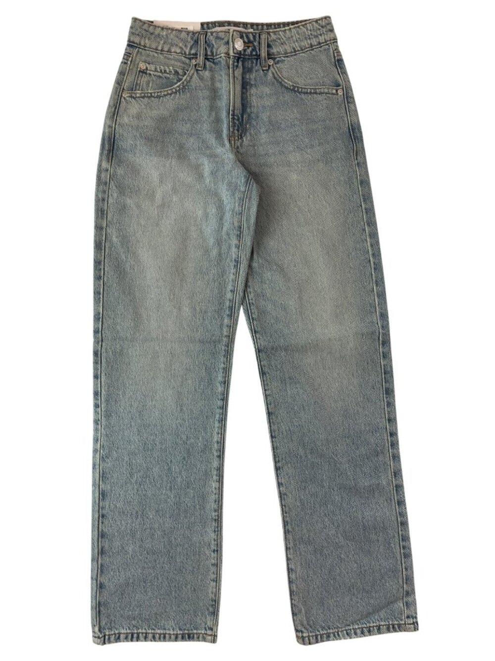 Garage Denim Slouchy Jeans Willow Blue Organic Cotton Blend Wmns Sz 00/23 $70NWT